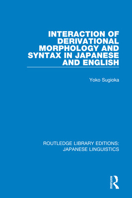 Libro Interaction Of Derivational Morphology And Syntax I...
