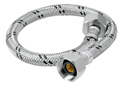 Manguera Flexible Inoxidable Lavabo 1/2' X 1/2' 40cm 49179