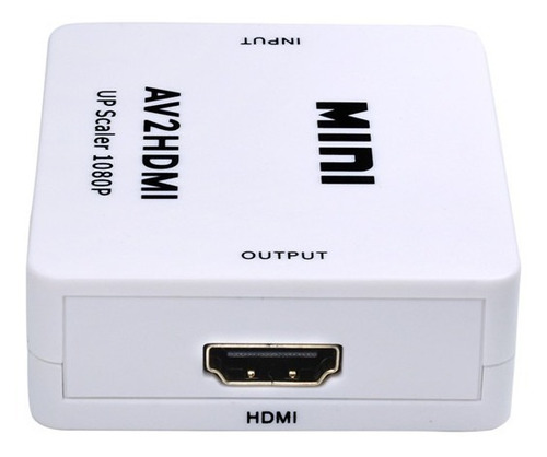 Adaptador Conversor Convertidor Rca A Hdmi Video 720 1080 P