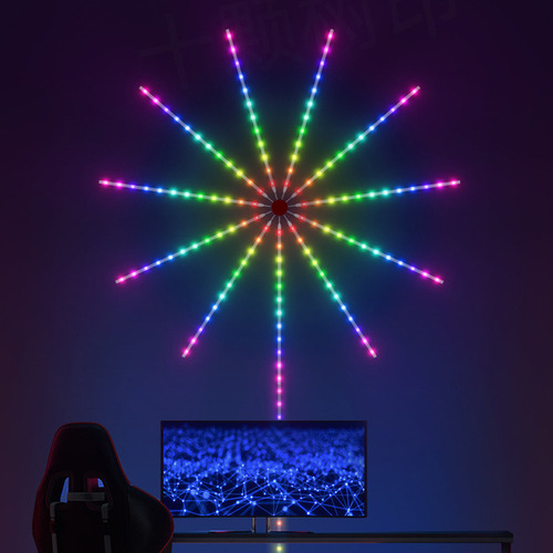 Guirnaldas De Luces Led De Fuegos Artificiales Con Control R
