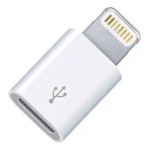 Adaptador Convertidor Otg Micro Usb V8 A Conector Lightning