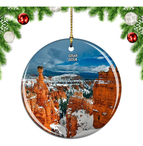 America Usa Bryce Canyon Utah Navidad Arbol Colgante
