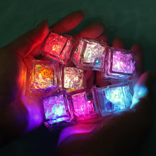 Cubos Luminosos Bañera, 8 Cubos Sensoriales Con Luz Bañera