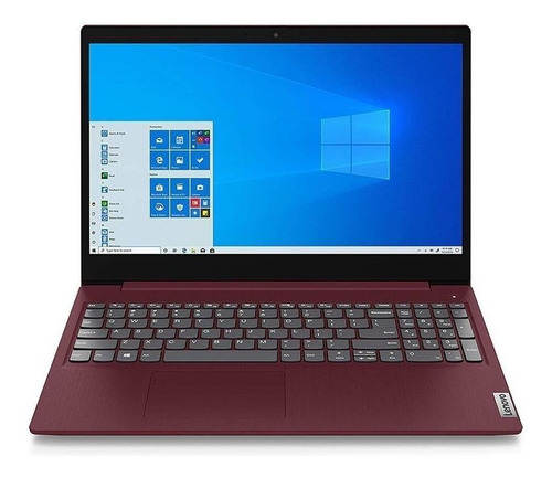 Imagen 1 de 2 de Laptop Lenovo IdeaPad 15IML05 cherry red 15.6", Intel Core i3 10110U 8GB de RAM 1TB HDD, Intel UHD Graphics 620 1366x768px Windows 10 Home