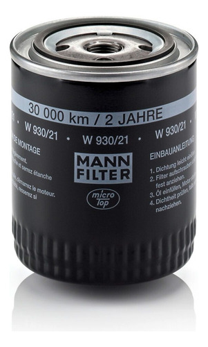 Filtro Aceite Mann Audi A4 2.6 Abc (01/1995 - 09/2001)