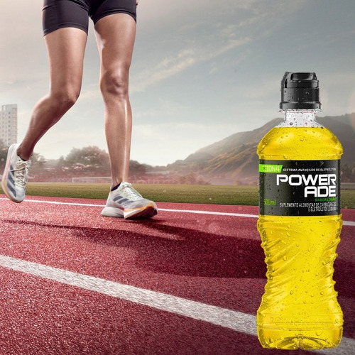 Bebida Isotônica 500ml Powerade Kit C/6 Unidades-limão