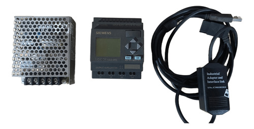 Clp Siemens Logo12- 24rc 8 Di /4 Do (kit Com Cabo E Fonte) (Usado)