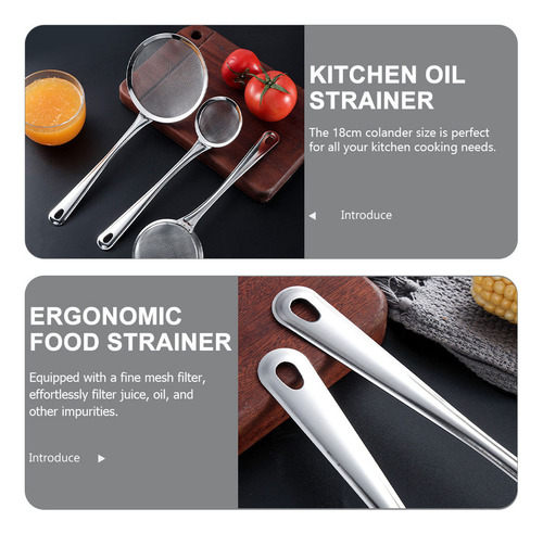 Colador De Malla Fina De Acero Inoxidable, Malla De Cocina