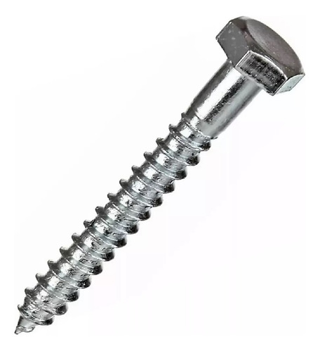 Tirafondo Hexagonal 5/16 X 65 Mm - 100 Unidades