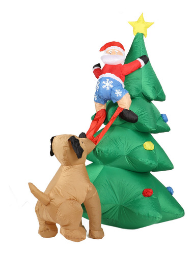 Árbol De Navidad Inflable Para Mordedura De Perro, Para Homb