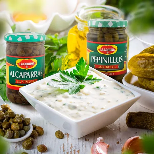 Alcaparras En Vinagre La Coruña Frasco 250 G