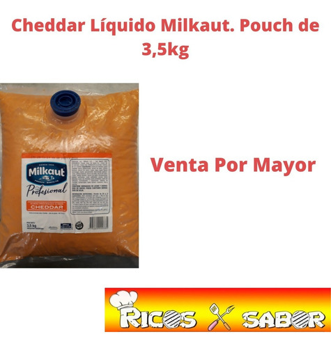 Queso Cheddar Líquido  Milkaut 