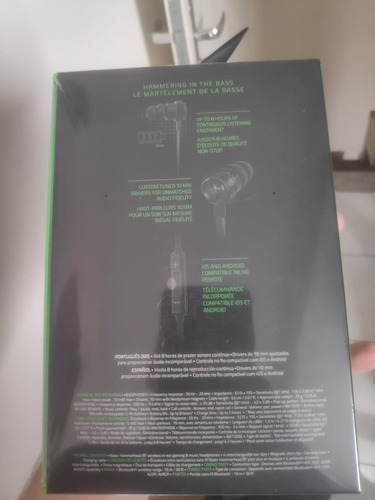 Fone De Ouvido Bluetooth Razer Hammerhead Bt