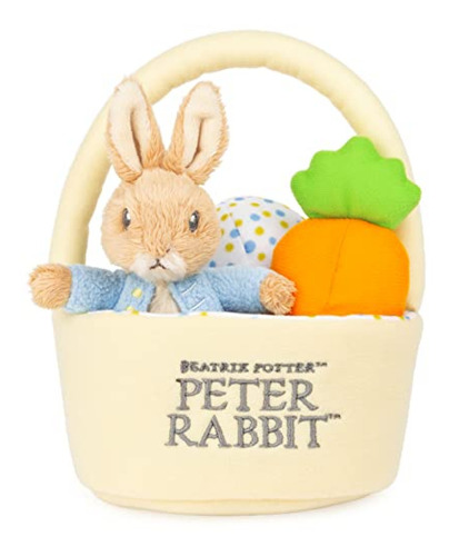 Gund Beatrix Potter Peter Rabbit Cesta De Pascua De Peluche,