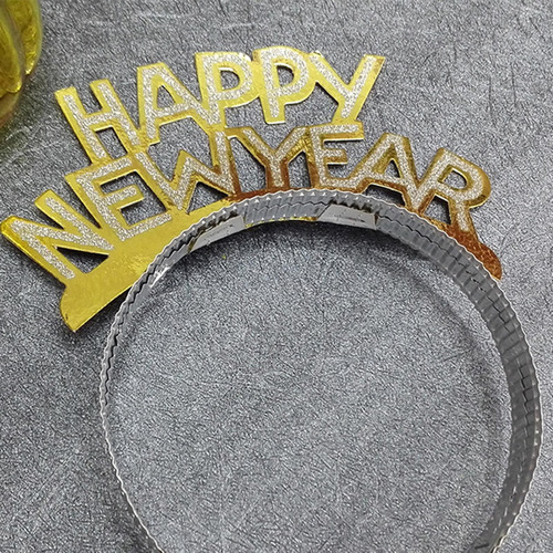 Diadema De Año Nuevo 2023, Suministros De Fiesta De Color