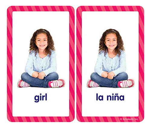 Flash Cards English-spanish First Words, De Scholastic. Editorial Scholastic Teaching Resources, Tapa Dura En Inglés, 2021
