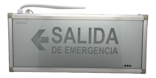 Cartel De Salida De Emergencia Luminoso A Leds Atomlux