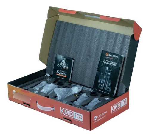 Microfone Kadosh Kmd108 Com 8 Peças Para Bateria Cor Preto