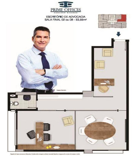 Imagem 20 de 22 de Sala Para Alugar, 50 M² Por R$ 1.500,00/mês - Jardim Aquarius - São José Dos Campos/sp - Sa0290
