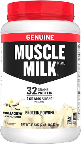 Muscle Milk Genuine Protein Powder 2.47 Lb 32 Servicios
