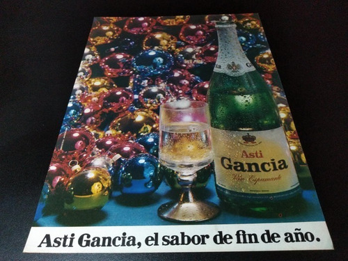 (pb628) Publicidad Clipping Asti Gancia * 1972