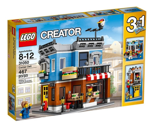 Lego Corner Deli 3 En 1 Creator 31050