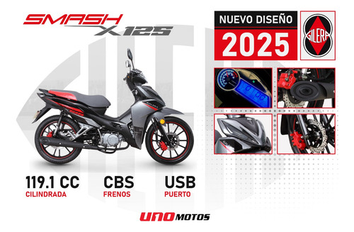 Gilera Smash 125 X Scooter No Mondial Ld 110 Corven Energy