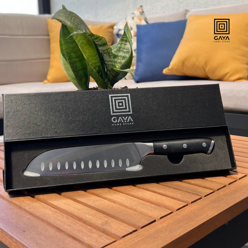 Faca Santoku 7 C/ Caixa | Aço Inox Alemão | Fulltang