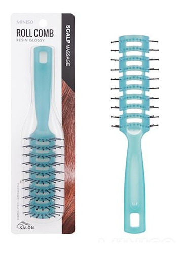 Cepillo Cilindrico Para Cabello De Resina 20.7cm Miniso