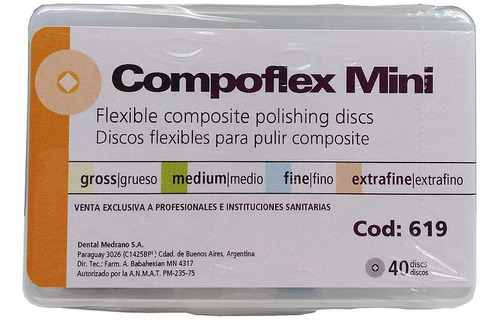 Discos Para Pulido De Composite, Compoflex Mini. Densell