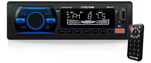 Autoestereo Bluetooth Steelpro Carbon-903 Usb Fm Aux Rgb