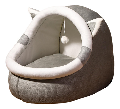 Cama Para Gatos, Cueva, Acogedor, Para Dormir, Gris