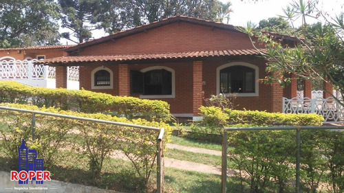 Excelente Chácara De 2.040 Metros Com Piscina À Venda Na Estancia Brasil Em Atibaia!! - Ch00846 - 34651767