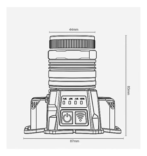 Farol Impermeável De Caça Com Sensor