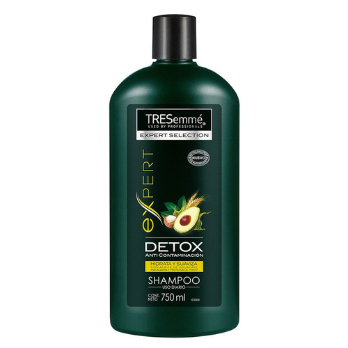 Imagen 1 de 1 de Shampoo TRESemmé Detox Anti Contaminación Aceite de Aguacate 750 ml