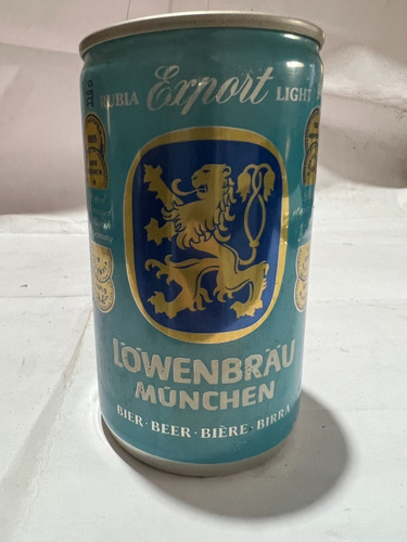 Lata Antigua Cerveza Löwenbrau  Alemania Vacía