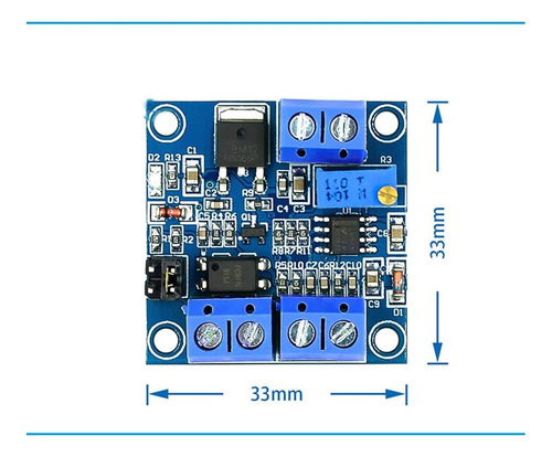 Wsdmavis 2pcs Pwm A Módulo De Voltaje 0% -100% Pwm A 0-10 V