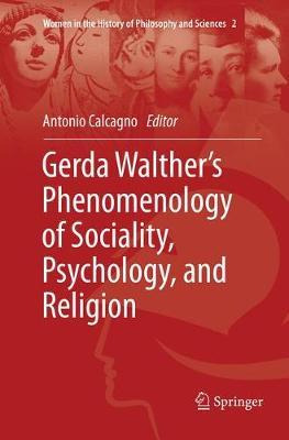 Libro Gerda Walther's Phenomenology Of Sociality, Psychol...