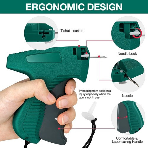 Pistola Aplicadora De Sujetadores De Etiquetas+10