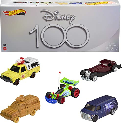 Paquete Premium De 5 Piezas De Toy Hot Wheels Disney Cars 1: