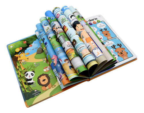 Libro Interactivo Con Sonidos Aprendizaje Ingles Español