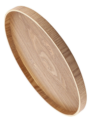 Bandeja De Madera Para Servir Té, Frutas Y Caramelos, 33 Cm