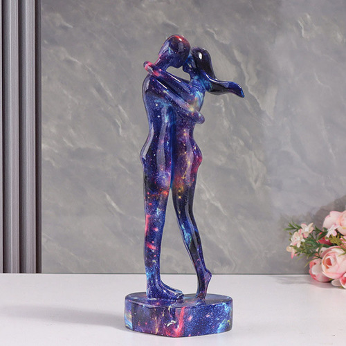 Estatua De Amante, Decoración De Muñeca De Resina Para Navid