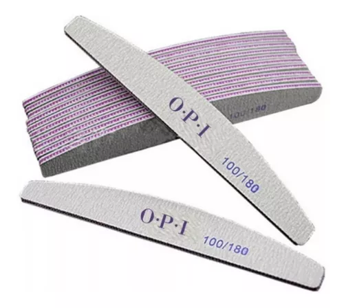 25 Limas Opi 100/180 profesional para uñas esculpidas