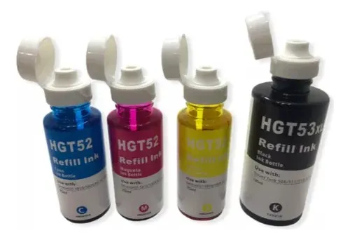 Combo De 4 Tinta Gt53xl Y Gt52 Genericas Para Hp 315/415/580