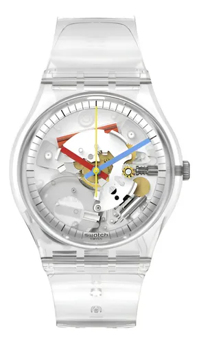 comprar Reloj Swatch Gent Biosourced Transparente De Cuarzo