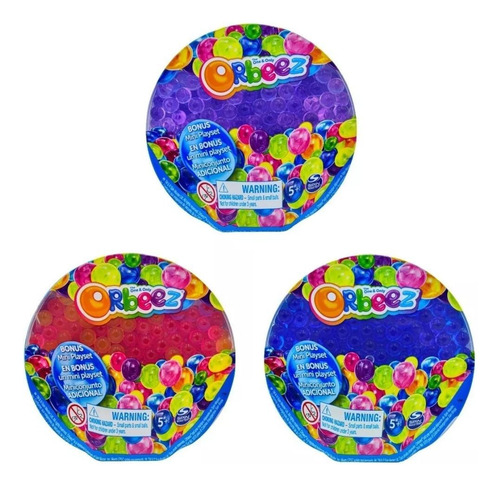Orbeez Pack Con 1200 Esferas Hidrogel Minijuego Sensorial