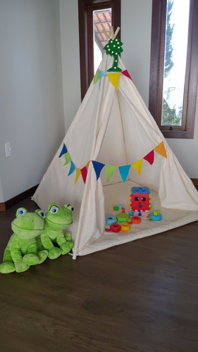 Cabana Barraca Tenda Festa Pijama + Colchonete Criança