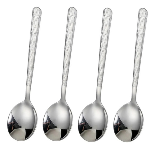 Juego De Cucharas De Acero Inoxidable Con Mango Largo 5 Pcs