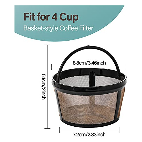 Filtro De Café Reutilizable Prasacco, Filtros De Café Tipo C